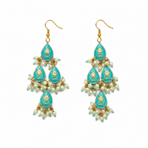 Turquoise Handcrafted Drop Earrings