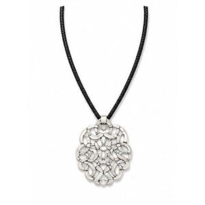 Silver Filigree Pendant Necklace