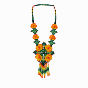 Huichol Floral Beaded Necklace