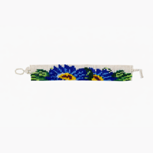 Blue & Black Beaded Bracelet